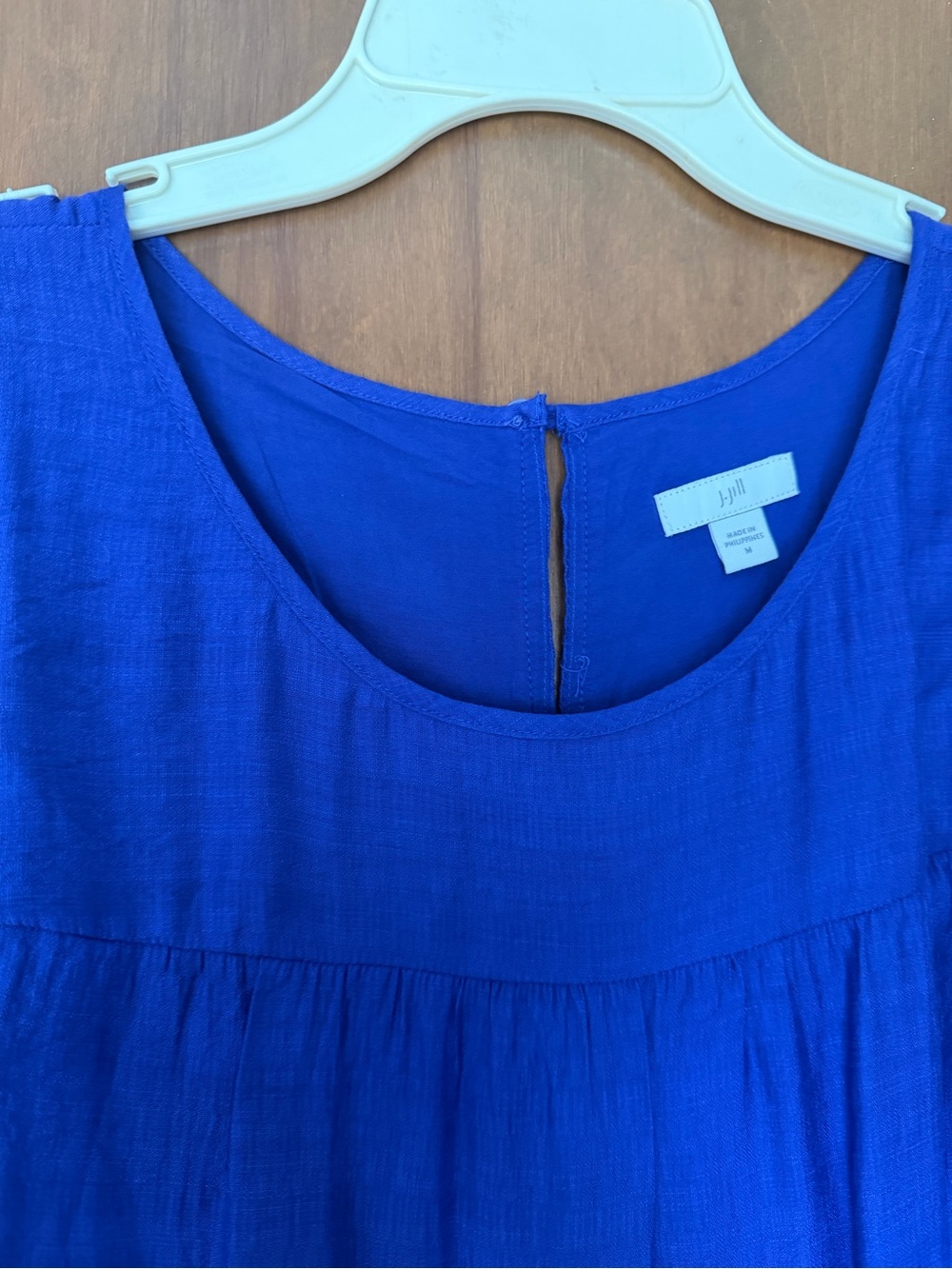 J. Jill Sleeveless Tiered Maxi Dress in Royal Blue - Picture 3 of 4